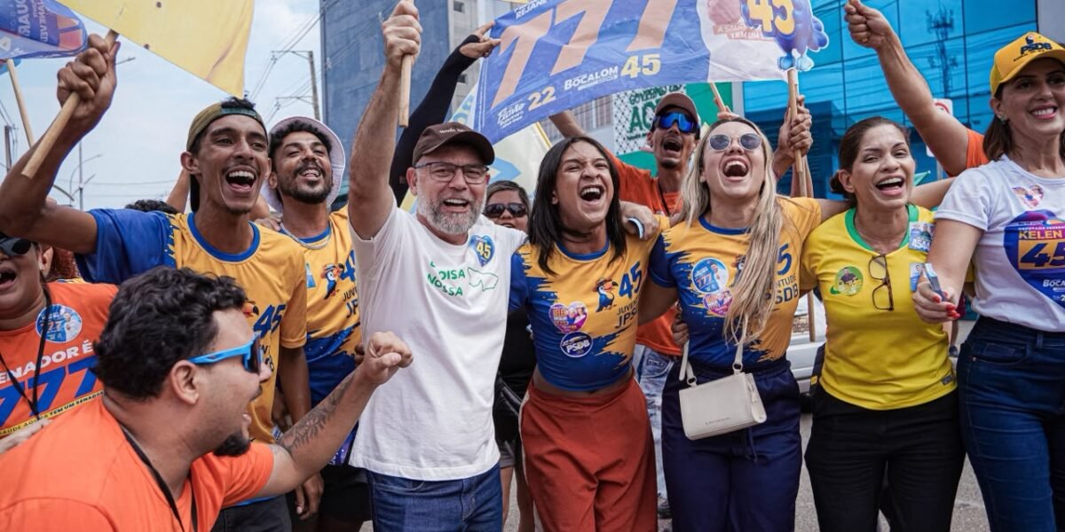 Alysson leva campanha de Bocalom às ruas e comanda bandeiraço do 45 em Rio Branco